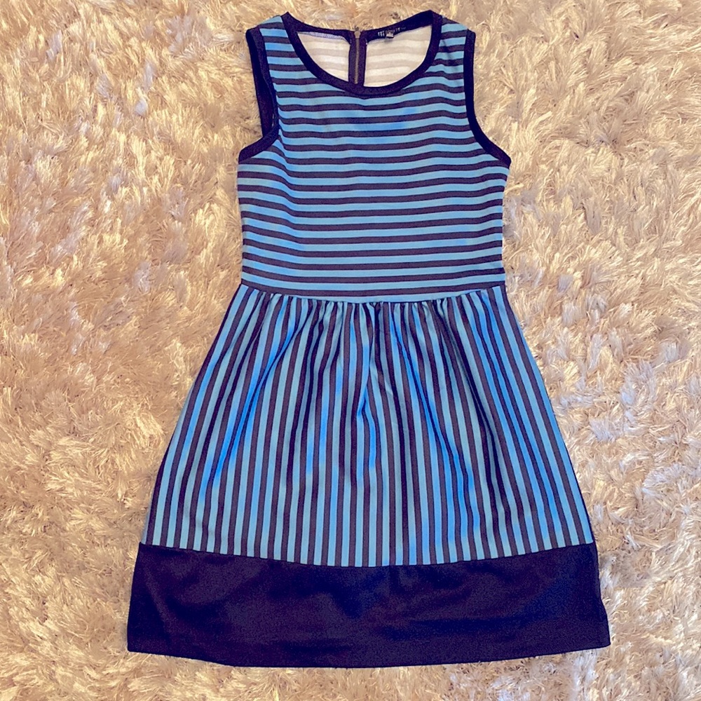 The Limited Dress, Women’s Small, Dark Blue & Light Blue Striped